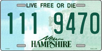 NH license plate 1119470