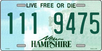NH license plate 1119475