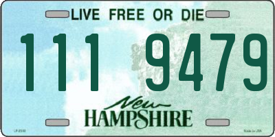 NH license plate 1119479