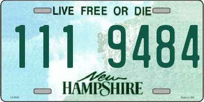 NH license plate 1119484