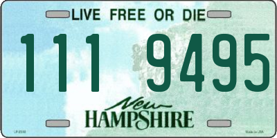 NH license plate 1119495