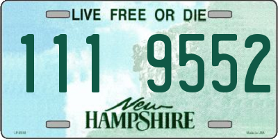 NH license plate 1119552