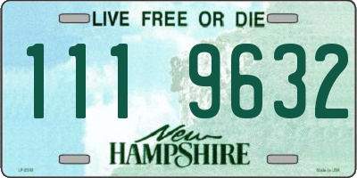 NH license plate 1119632