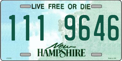NH license plate 1119646