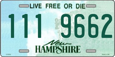 NH license plate 1119662