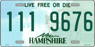 NH license plate 1119676