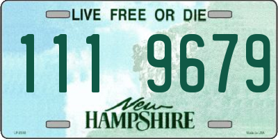 NH license plate 1119679