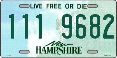NH license plate 1119682