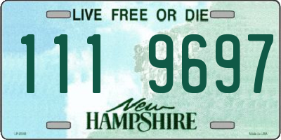 NH license plate 1119697