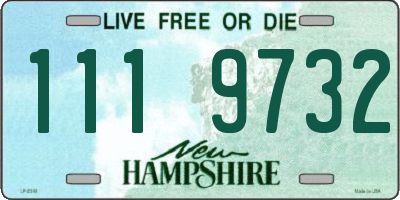 NH license plate 1119732