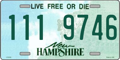 NH license plate 1119746