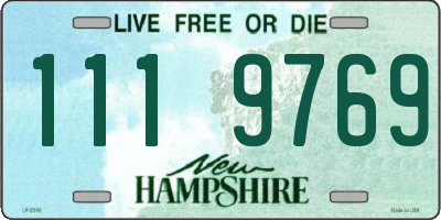 NH license plate 1119769