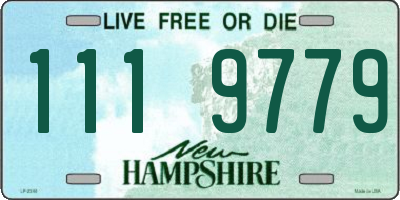 NH license plate 1119779
