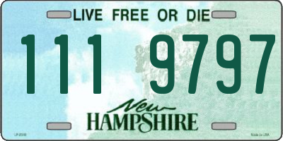 NH license plate 1119797