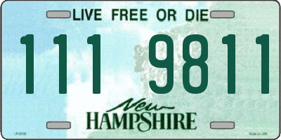 NH license plate 1119811