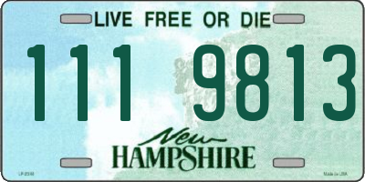 NH license plate 1119813