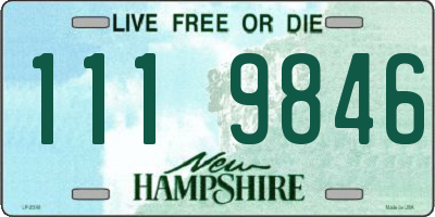 NH license plate 1119846
