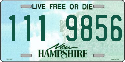 NH license plate 1119856