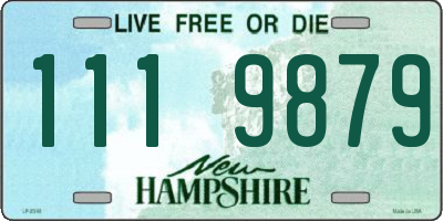 NH license plate 1119879
