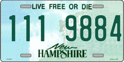 NH license plate 1119884