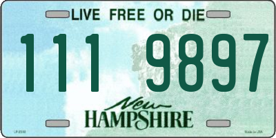NH license plate 1119897