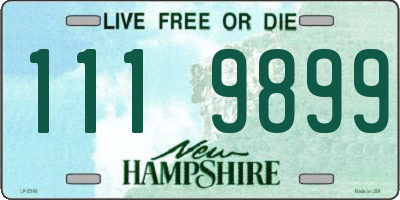 NH license plate 1119899