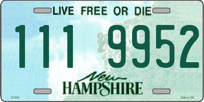 NH license plate 1119952