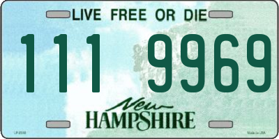 NH license plate 1119969