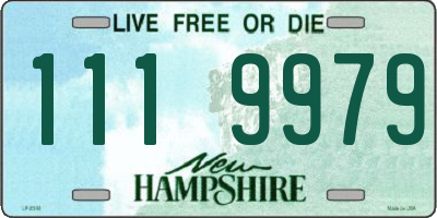 NH license plate 1119979