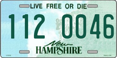 NH license plate 1120046