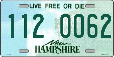 NH license plate 1120062