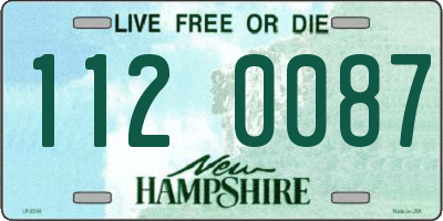 NH license plate 1120087