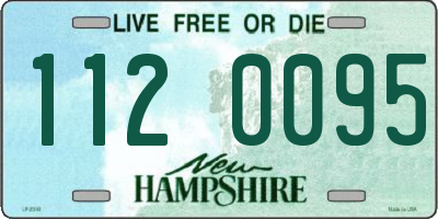 NH license plate 1120095