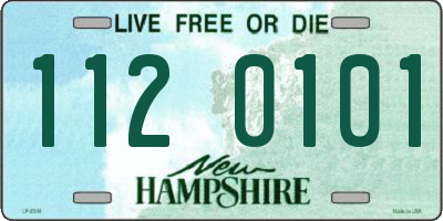 NH license plate 1120101
