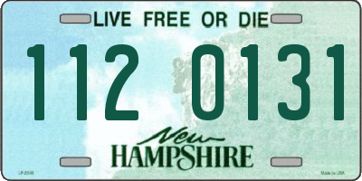 NH license plate 1120131