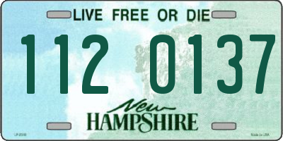NH license plate 1120137