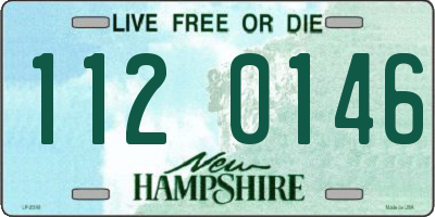 NH license plate 1120146