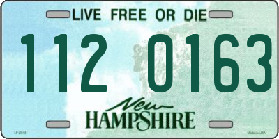 NH license plate 1120163