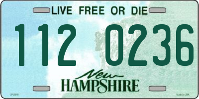 NH license plate 1120236