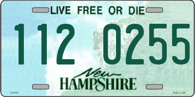NH license plate 1120255