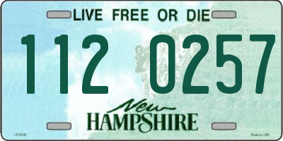 NH license plate 1120257