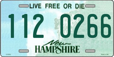 NH license plate 1120266