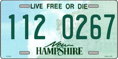 NH license plate 1120267