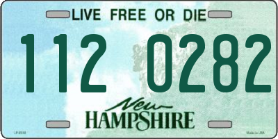 NH license plate 1120282