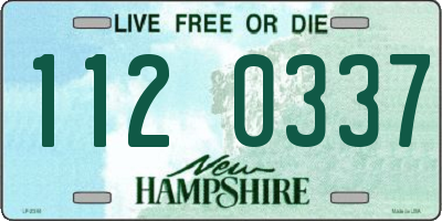 NH license plate 1120337