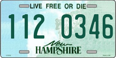 NH license plate 1120346