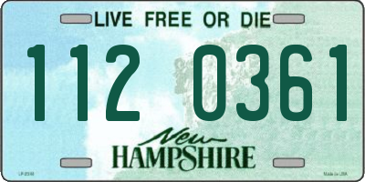 NH license plate 1120361