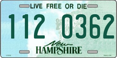 NH license plate 1120362