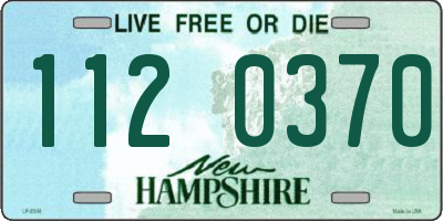 NH license plate 1120370