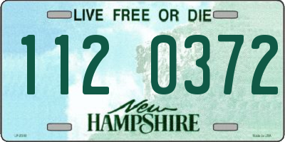 NH license plate 1120372